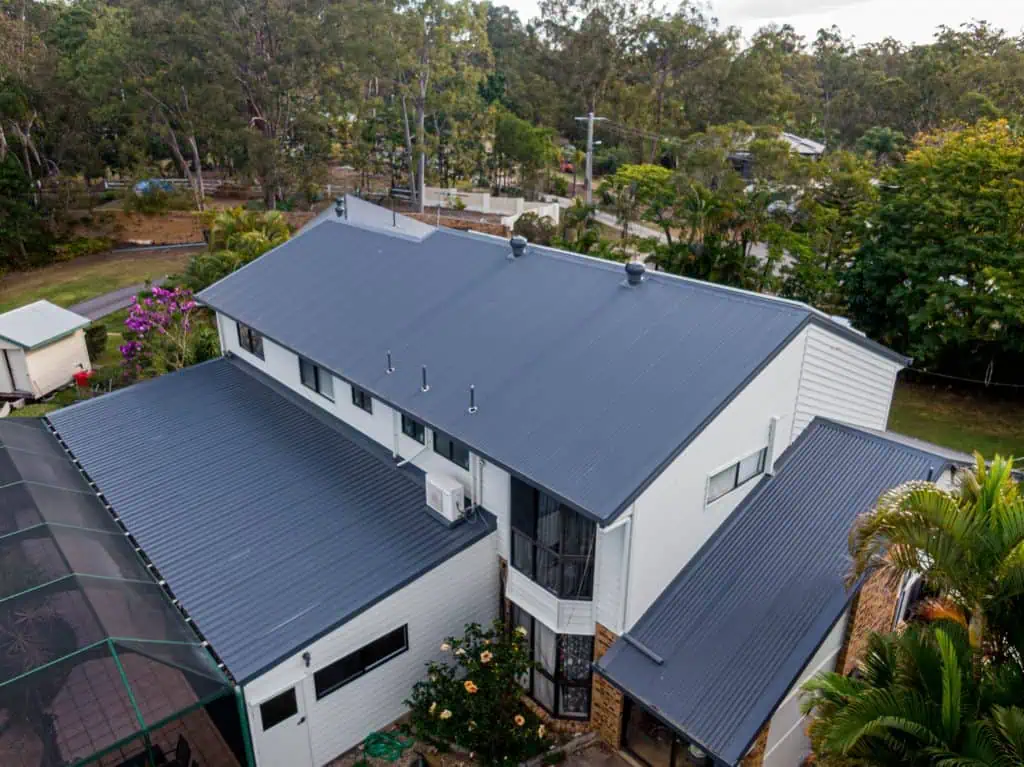 A large home in Yatala with a new metal roof