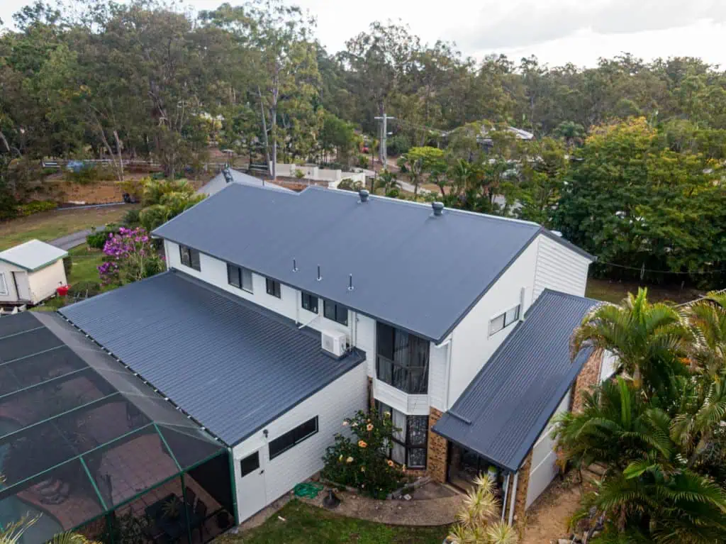 A large home in Yatala with a new metal roof
