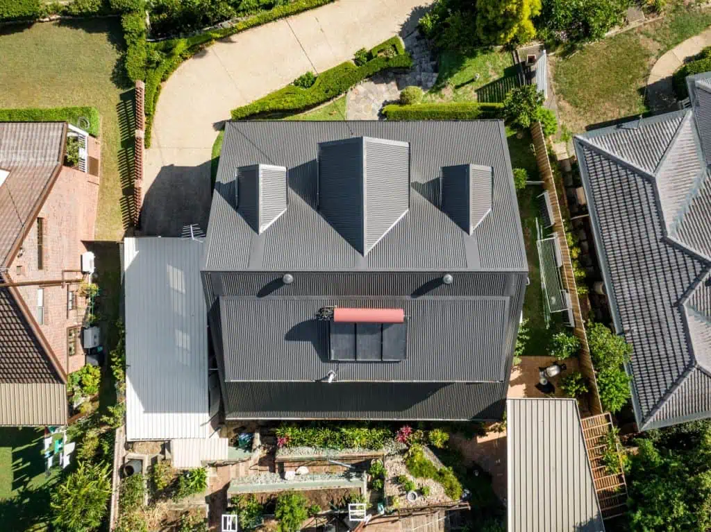 Roof replacement in Everton Hills after photo