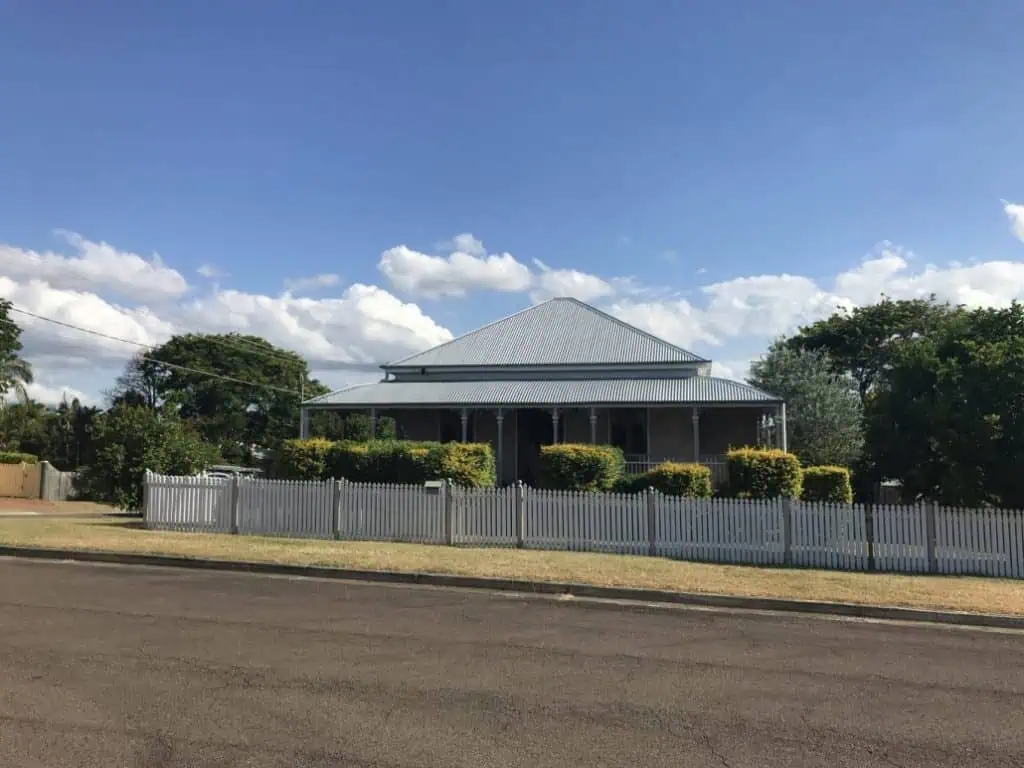New metal roof on a residential building