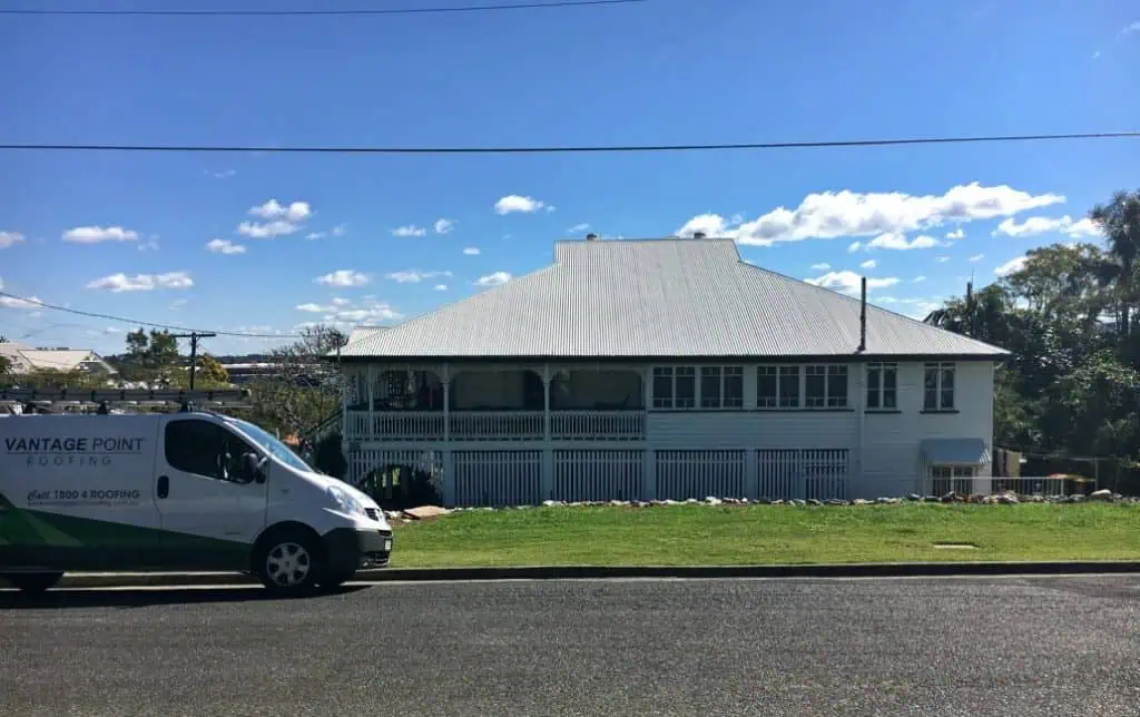 Tin to Colorbond roof replacement in Yerongpilly Brisbane
