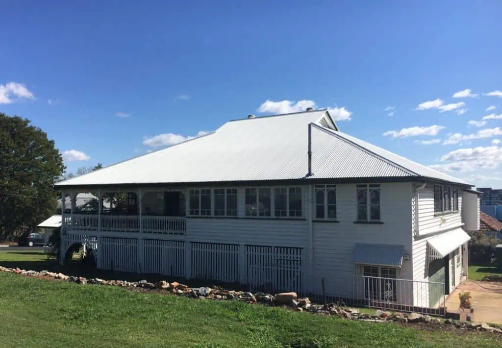 Tin to Colorbond roof replacement in Yerongpilly Brisbane after photo